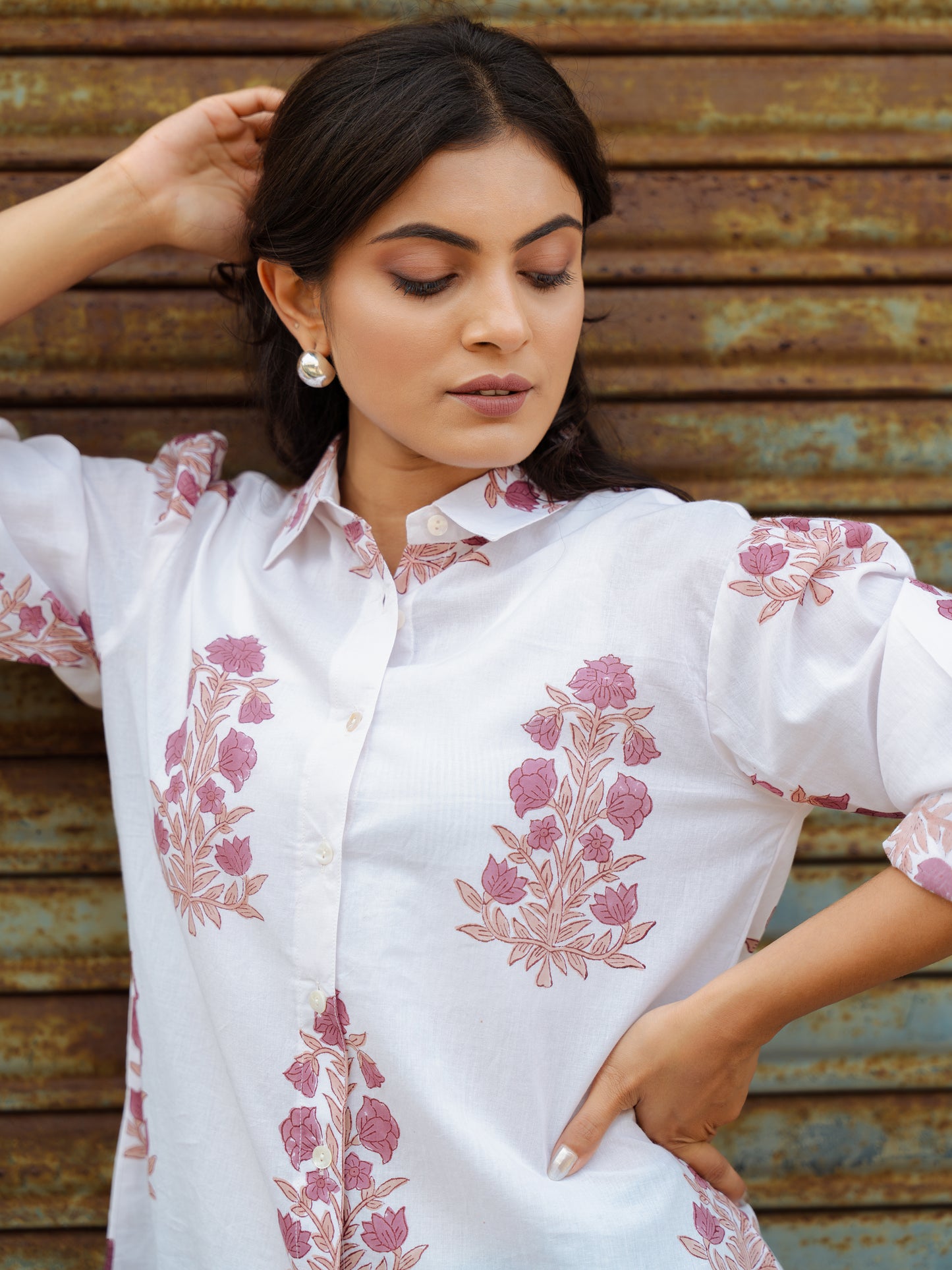 Mughal Handblock Printed Shirt