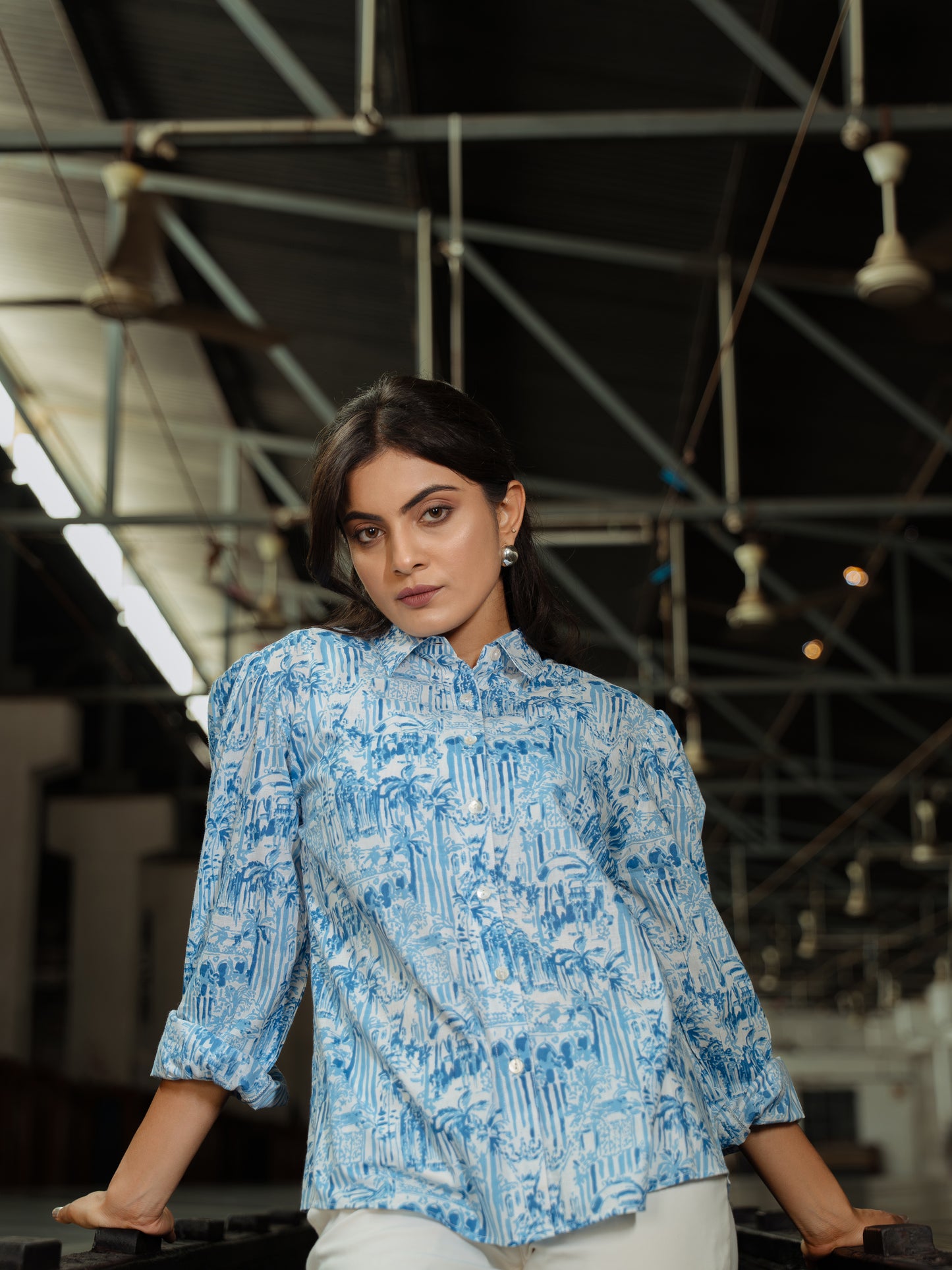 Blue Scenic Shirt