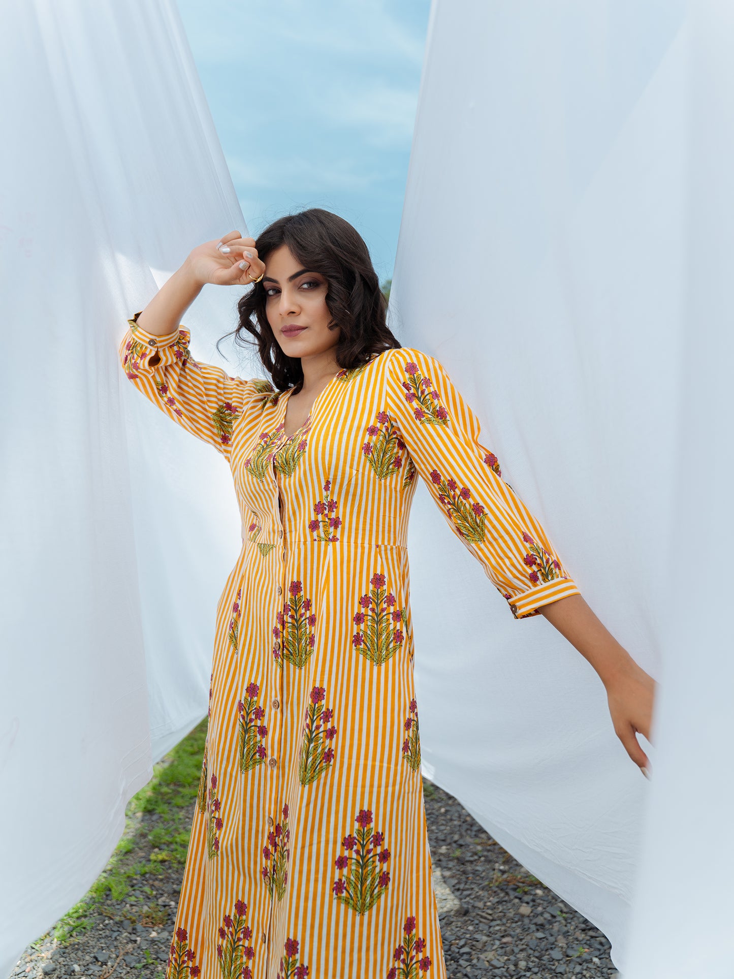 Golden Hour Midi Dress