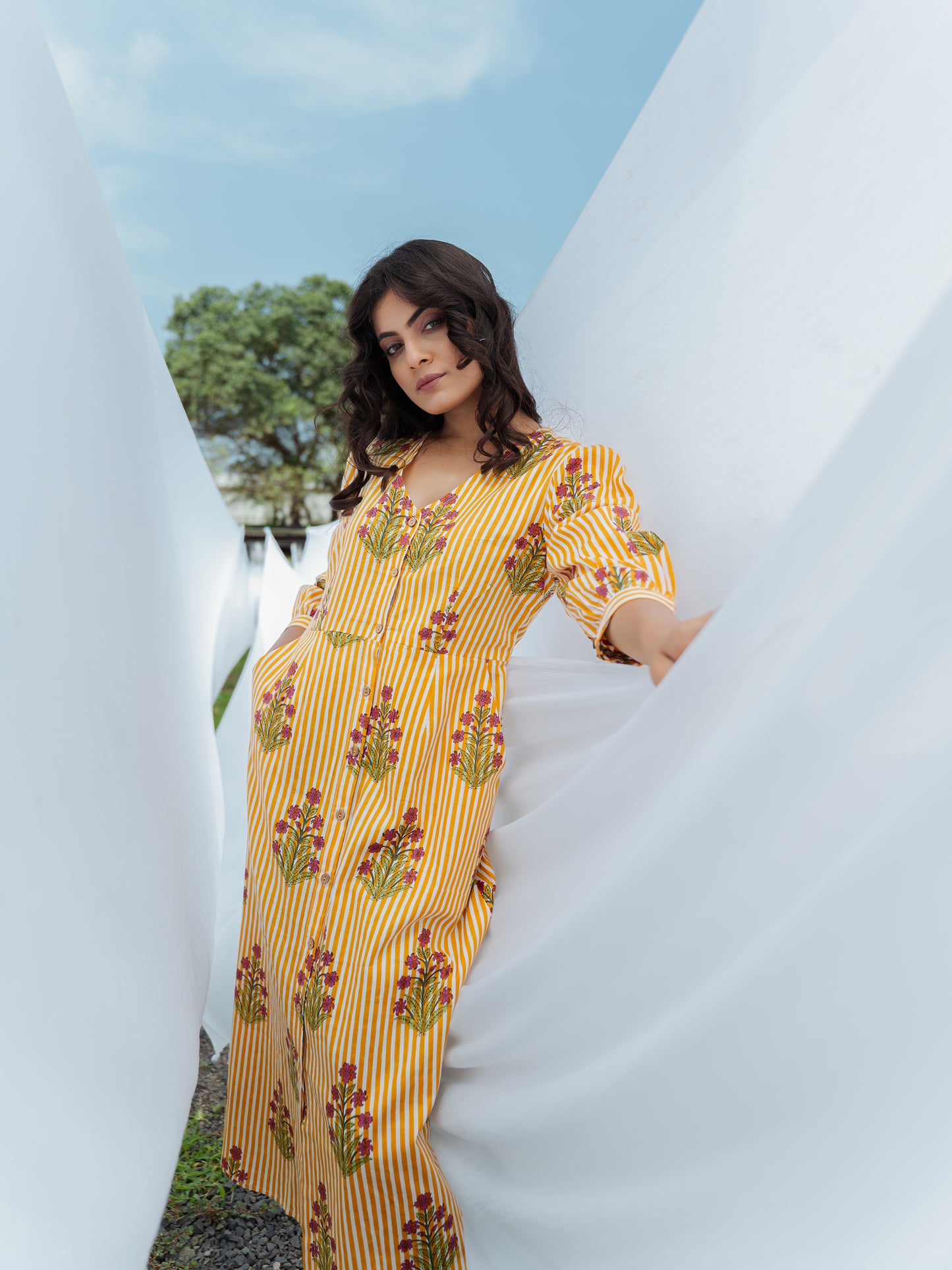 Golden Hour Midi Dress