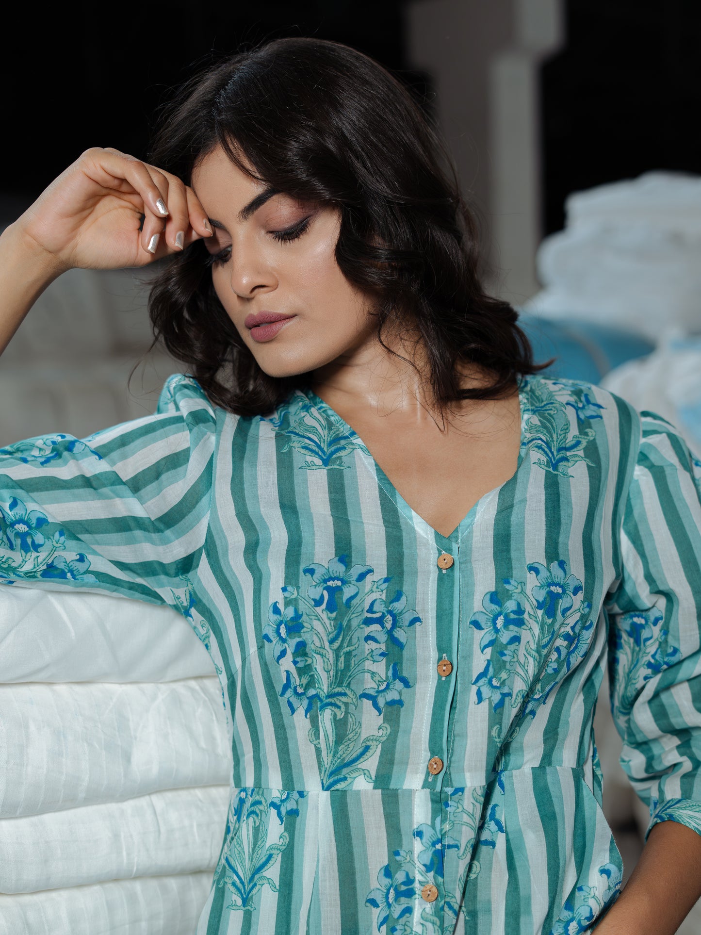 Ocean Mist Midi Dress