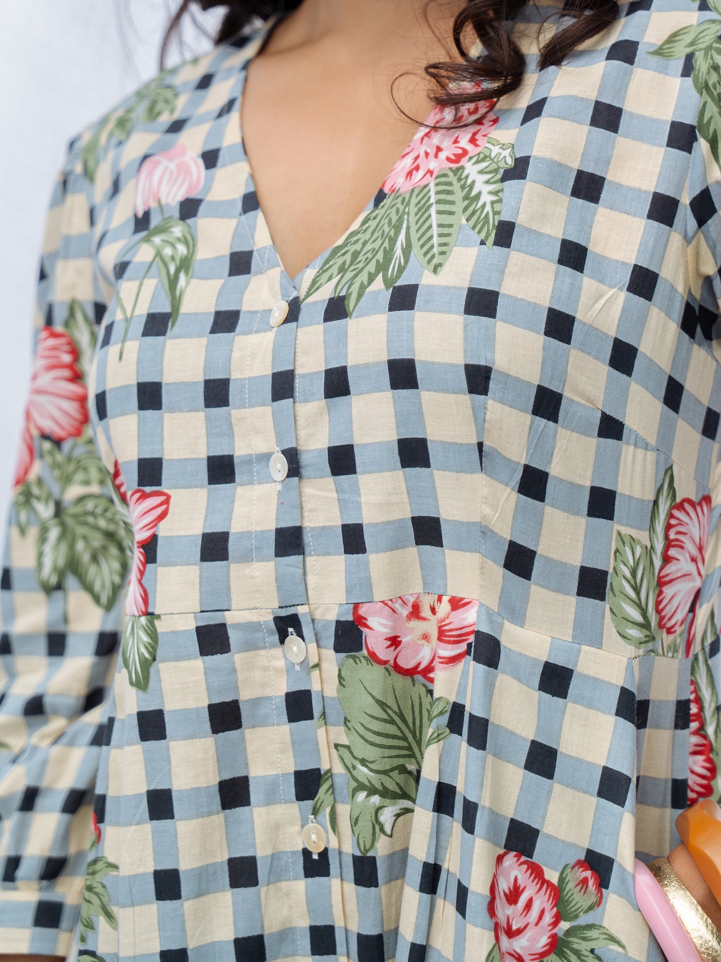 Floral Meadow Midi Dress