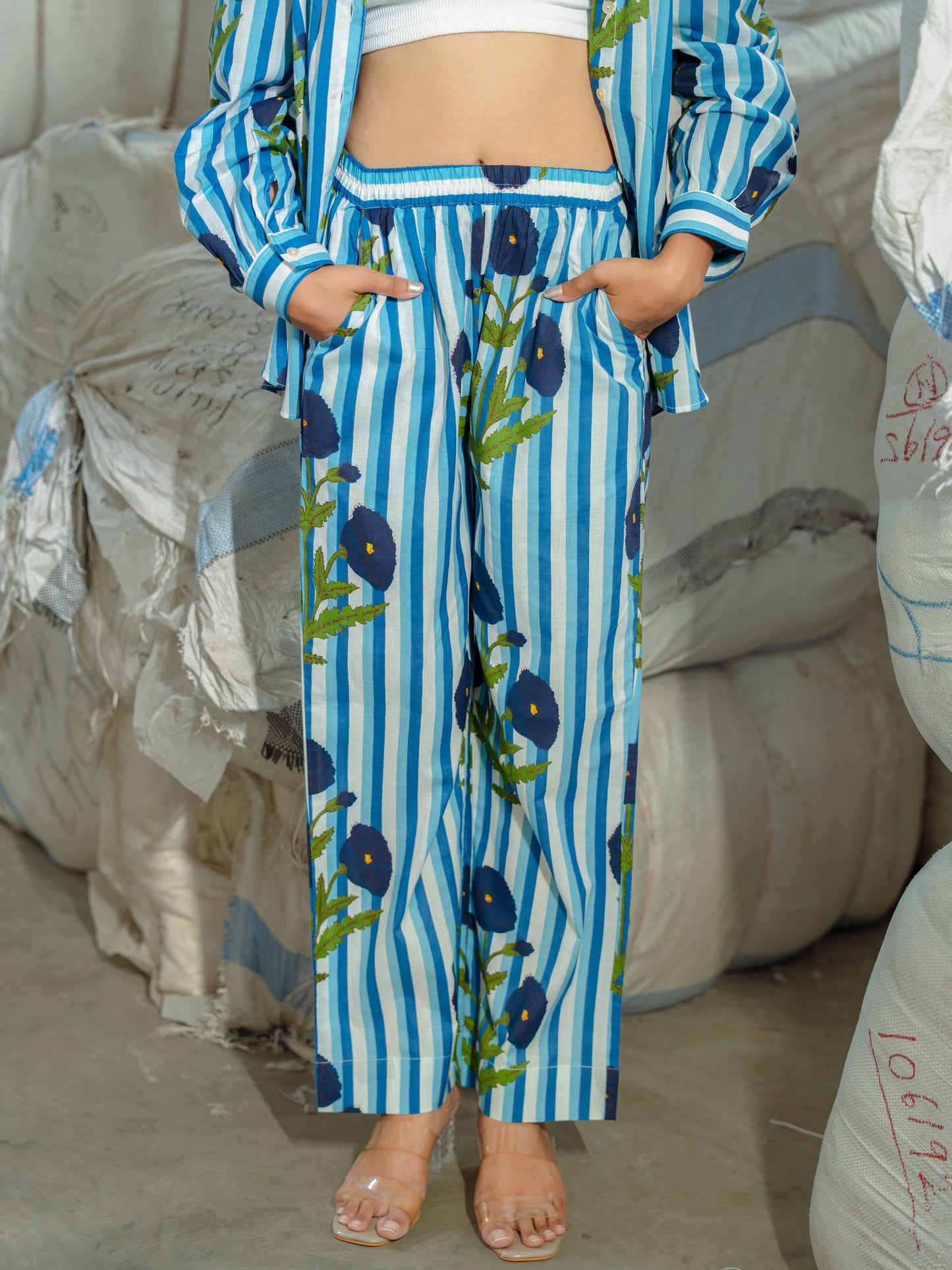 Blue Gulaab Set
