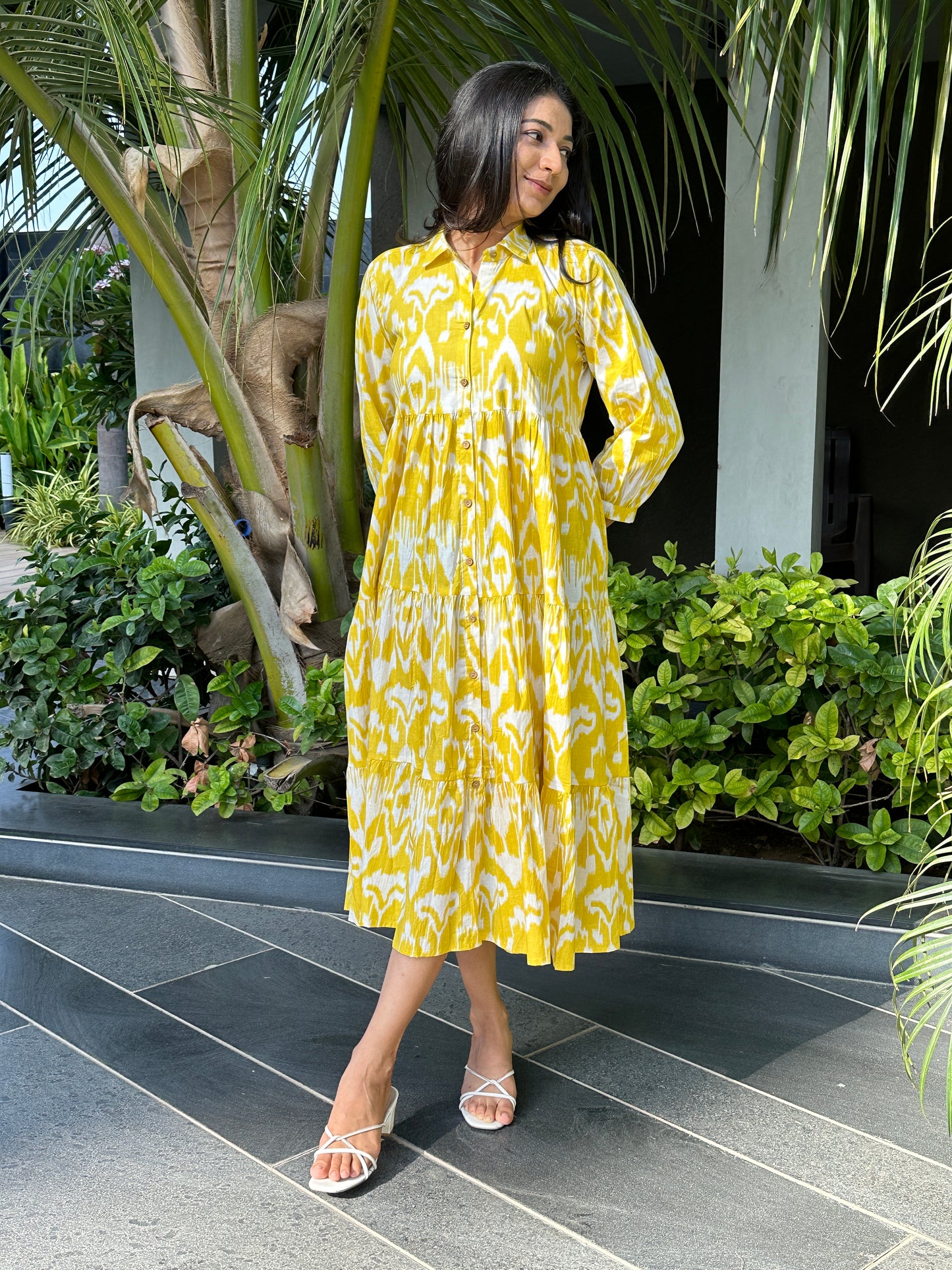 Honeybee Vanilla MIDI Dress