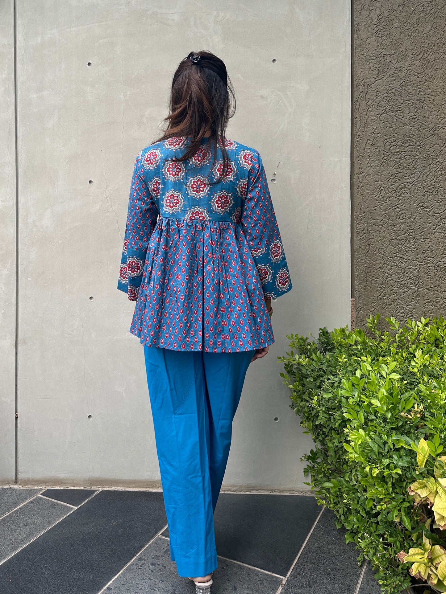 Blue Bloom Co-Ord Set