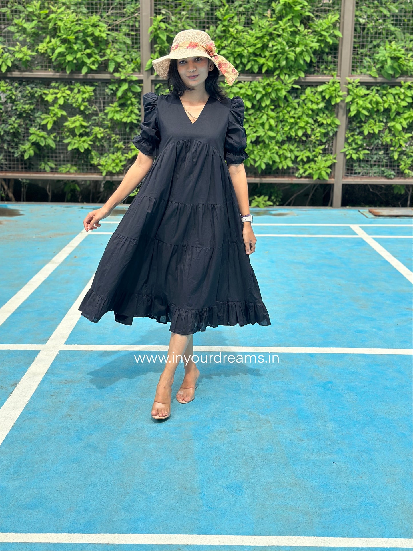 Blackberry Fairytale MIDI Dress