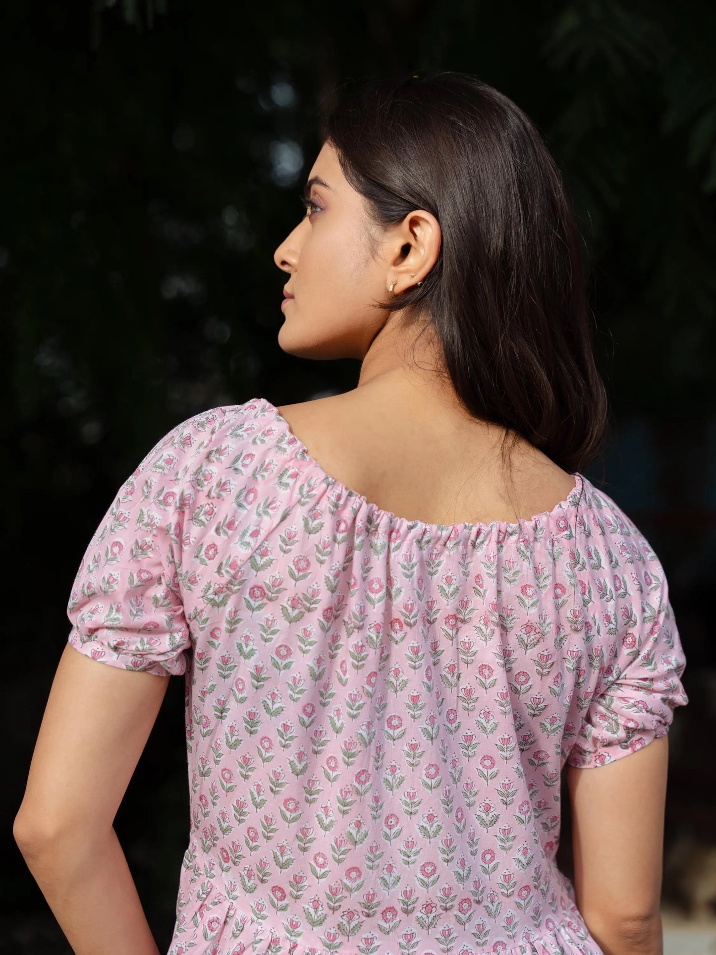 Rosabelle Maxi Dress - Hand Block Printed