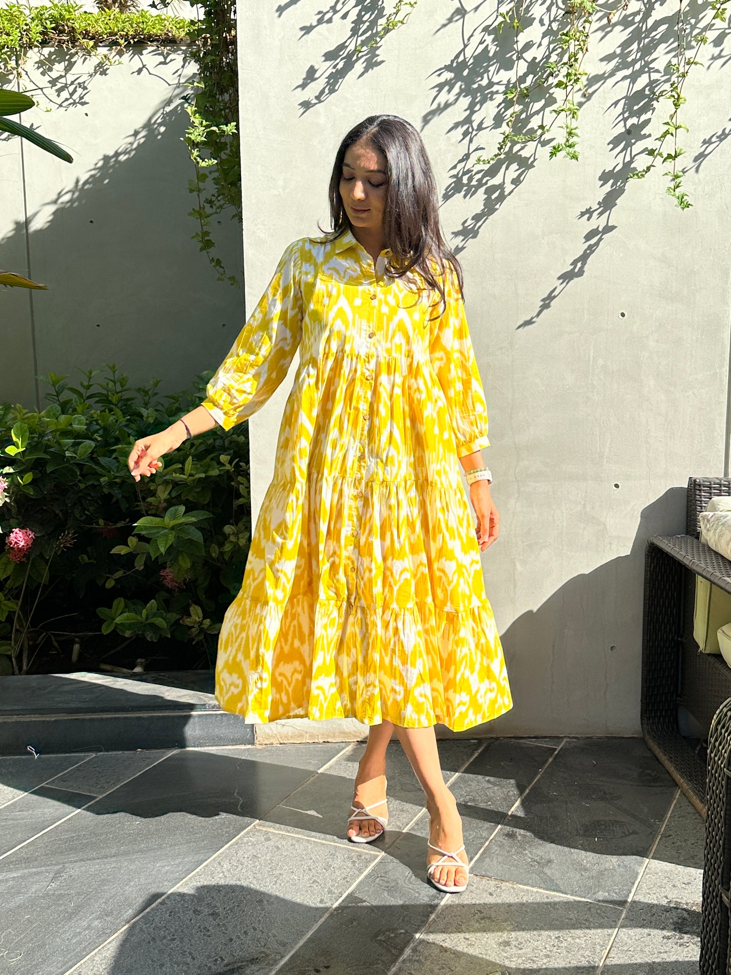 Honeybee Vanilla MIDI Dress