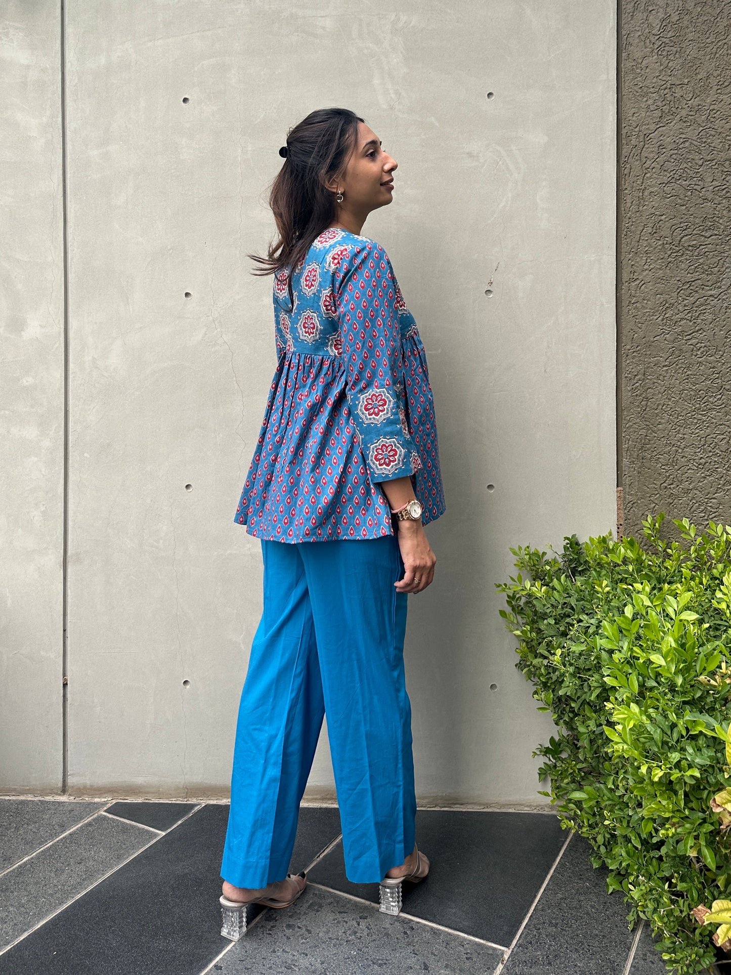 Blue Bloom Co-Ord Set