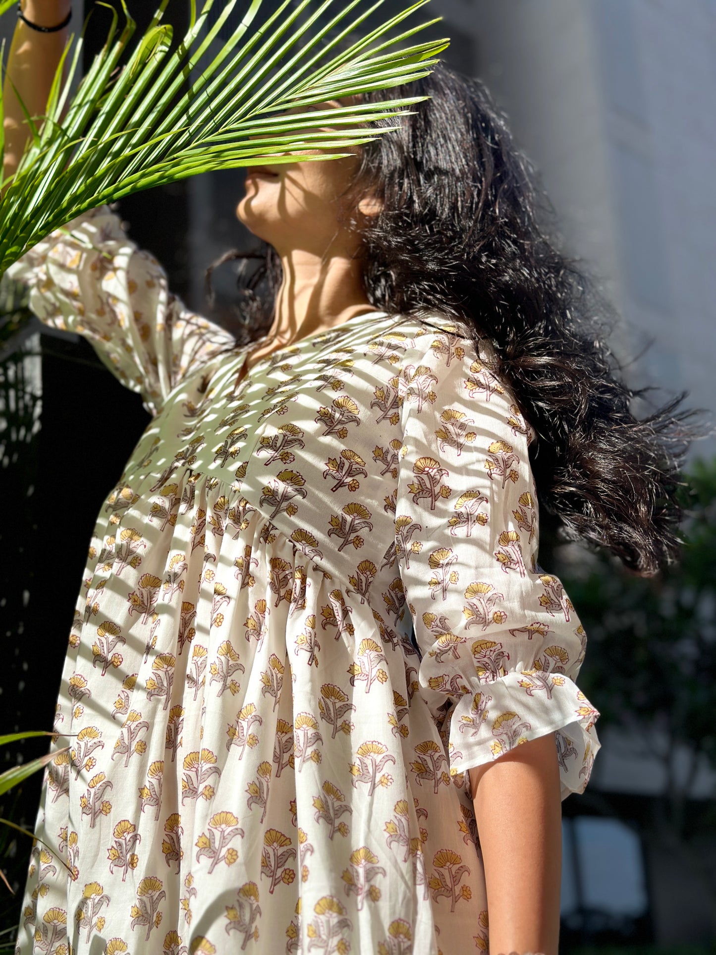 Buttercup MIDI Dress with full lining