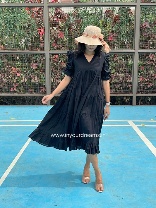 Blackberry Fairytale MIDI Dress