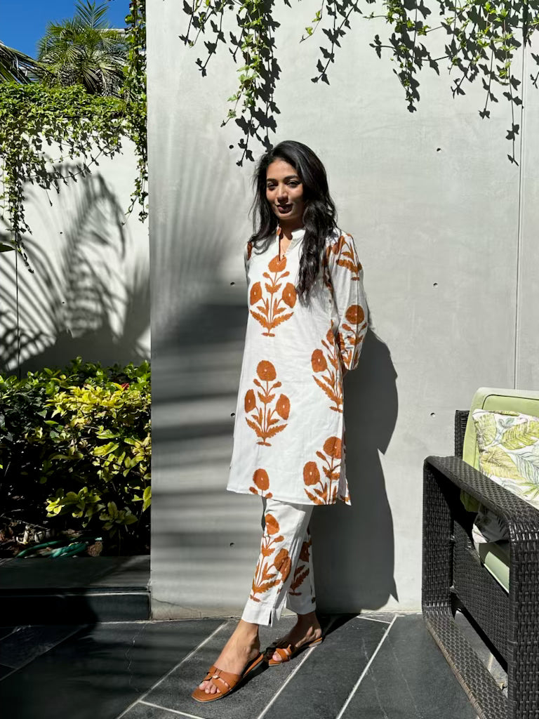 Jade Floral Everyday Kurta Set