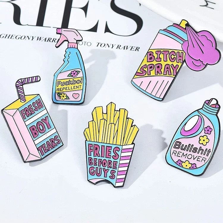Enamel Pin Set of 5
