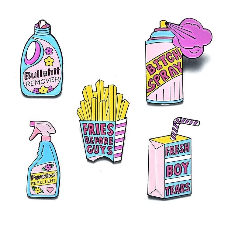 Enamel Pin Set of 5