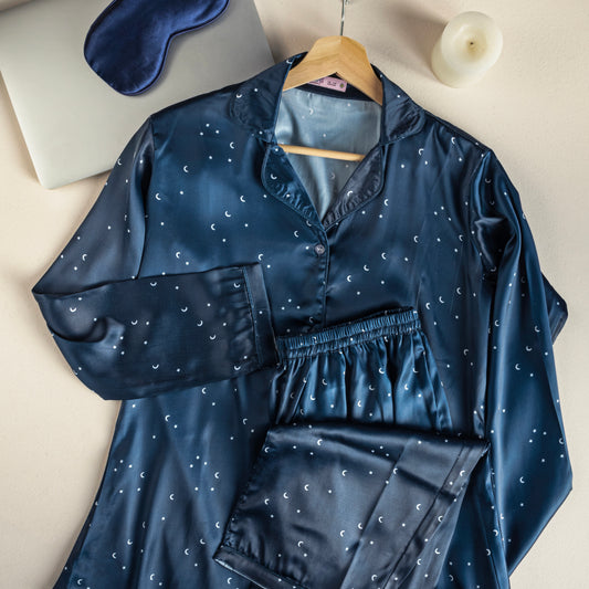 Starry Night - Satin PJ Set