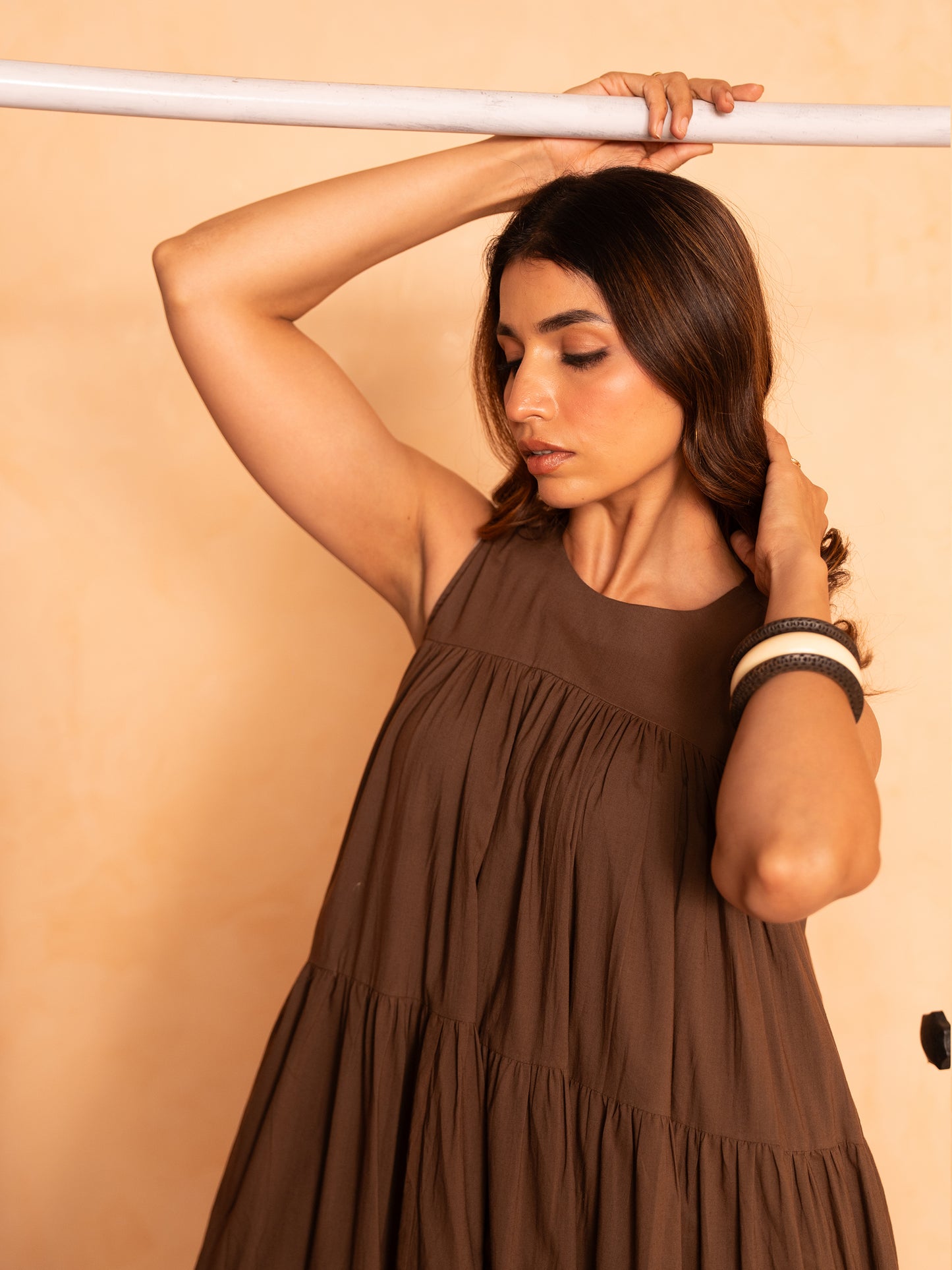 Chocolate Brown Maxi Dress