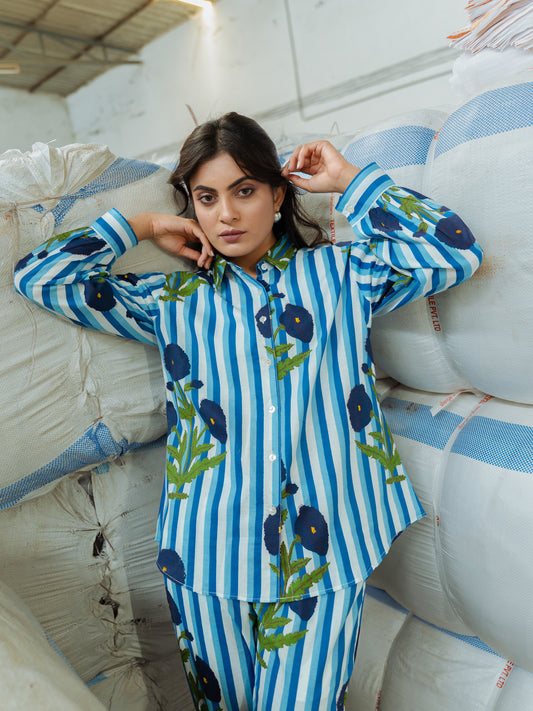 Blue Gulaab Set