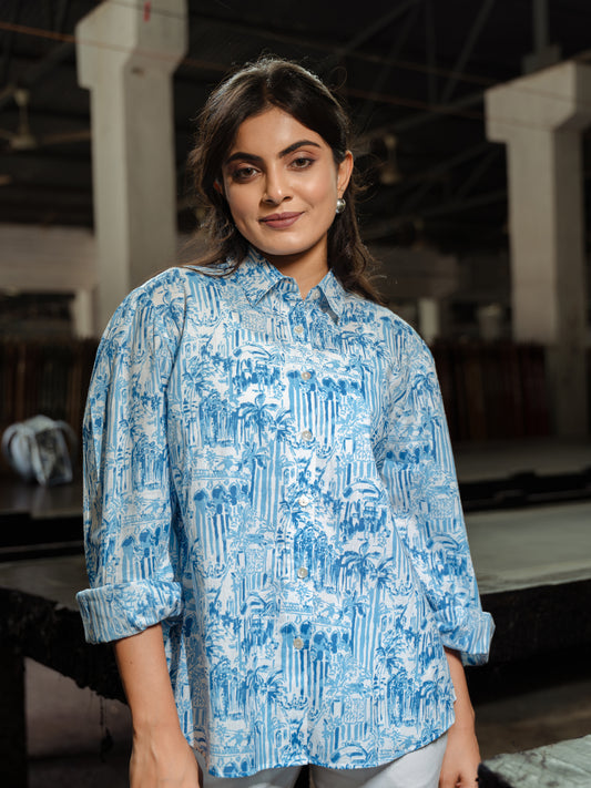 Blue Scenic Shirt