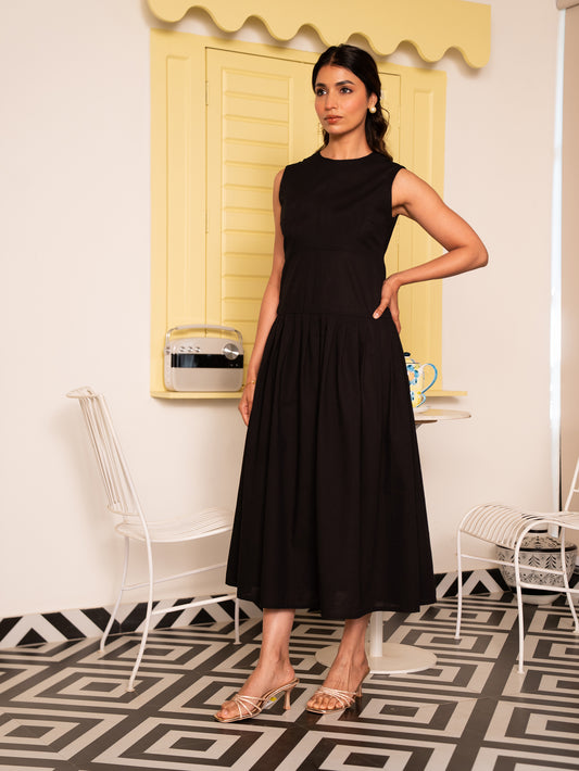 Manhattan Black Maxi Dress