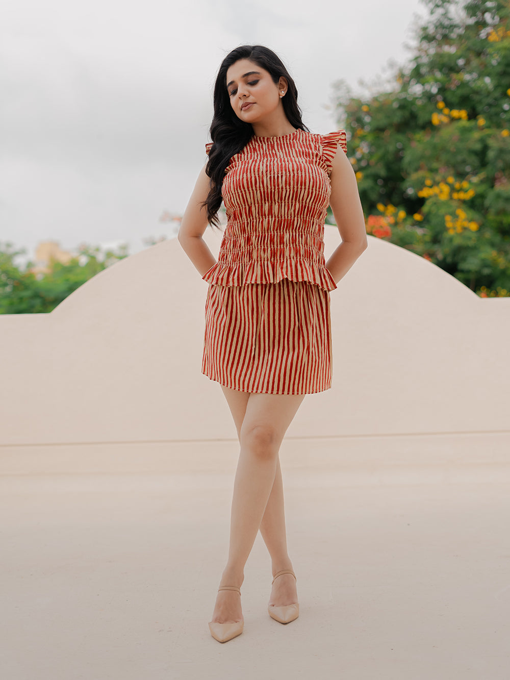 Oak Striped Co-Ord Set
