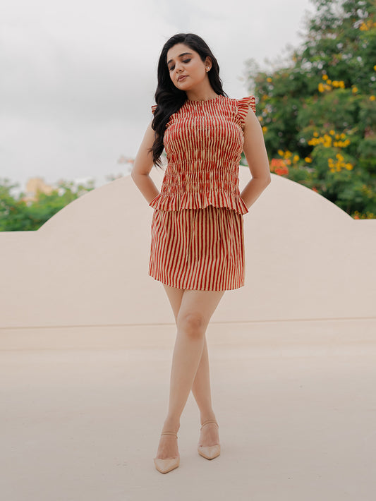 Oak Striped Co-Ord Set