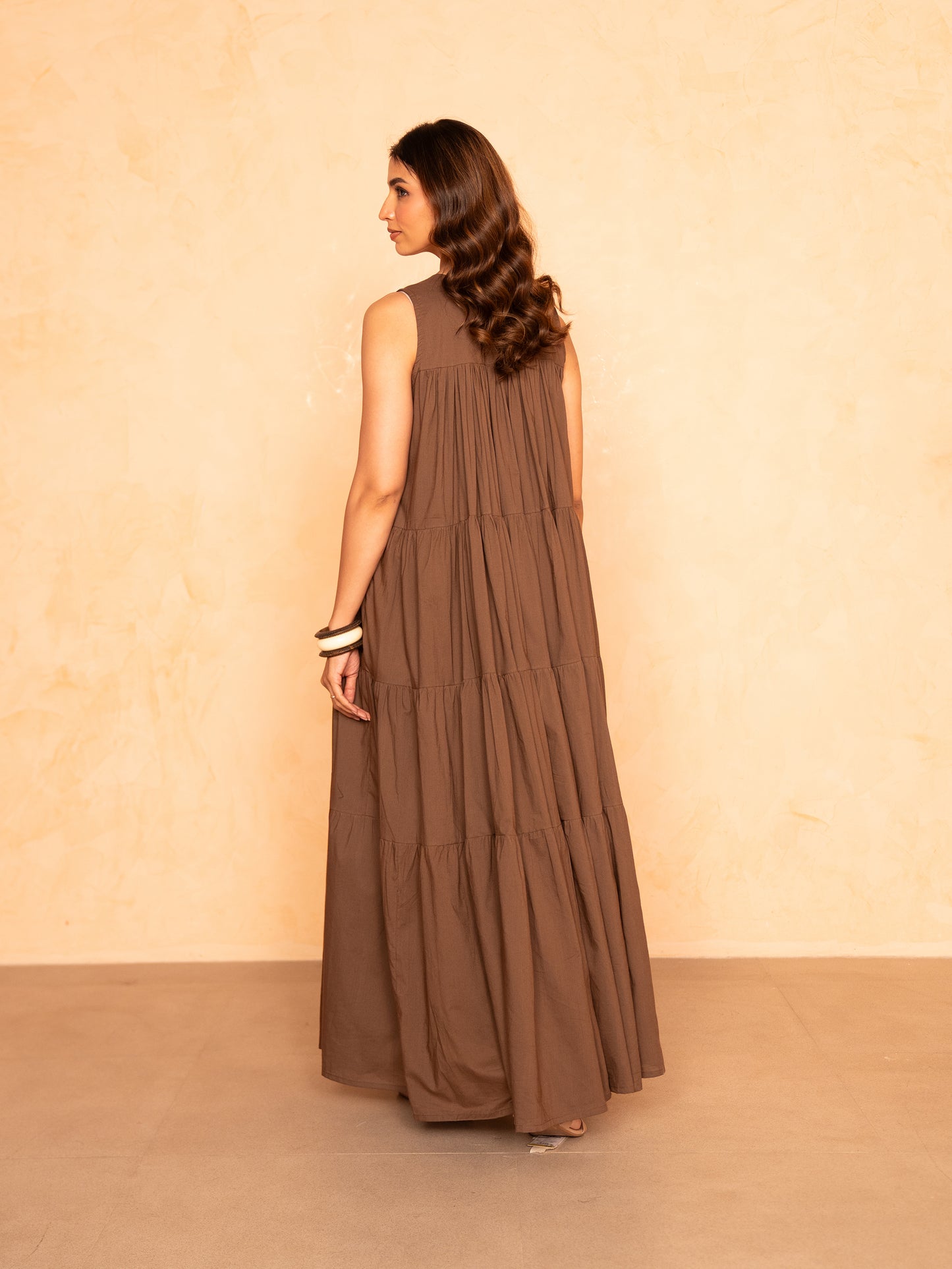 Chocolate Brown Maxi Dress