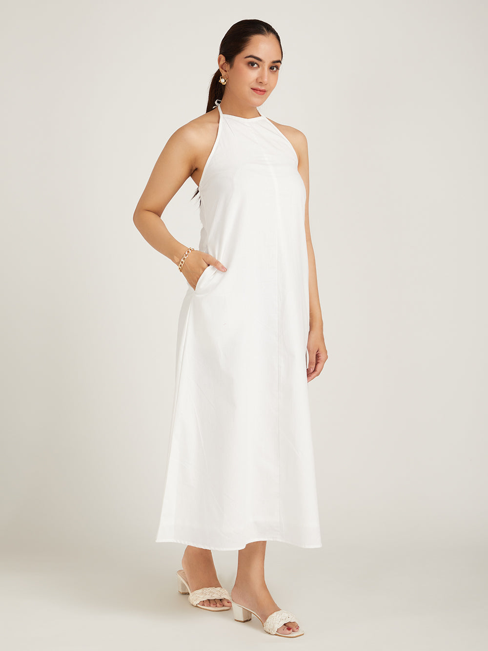 Snowwhite Halter Dress