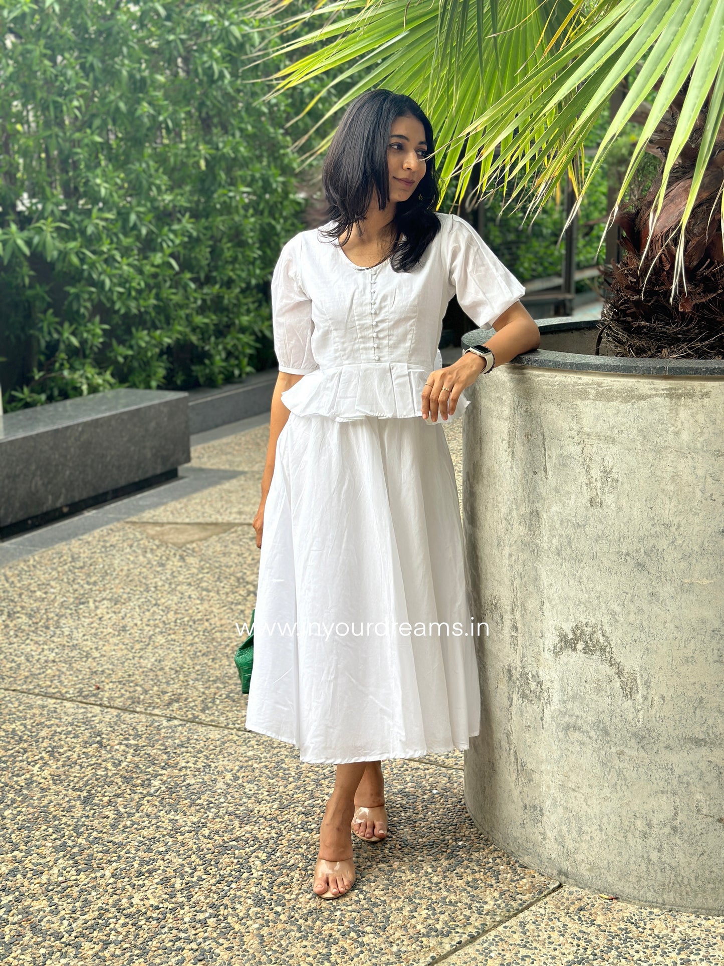Tinker Bell White Skirt Set
