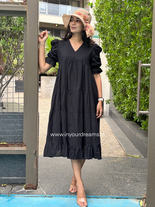 Blackberry MIDI Dress