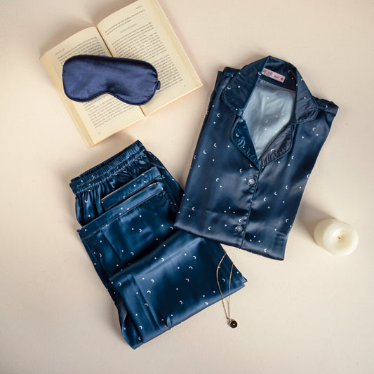 Starry Night - Satin PJ Set